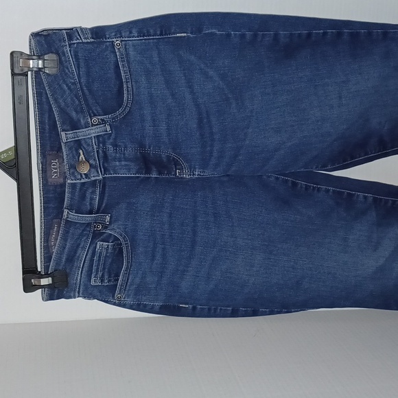 NYDJ Marilyn Straight Dark Blue Jeans Size 2PS - Picture 6 of 7